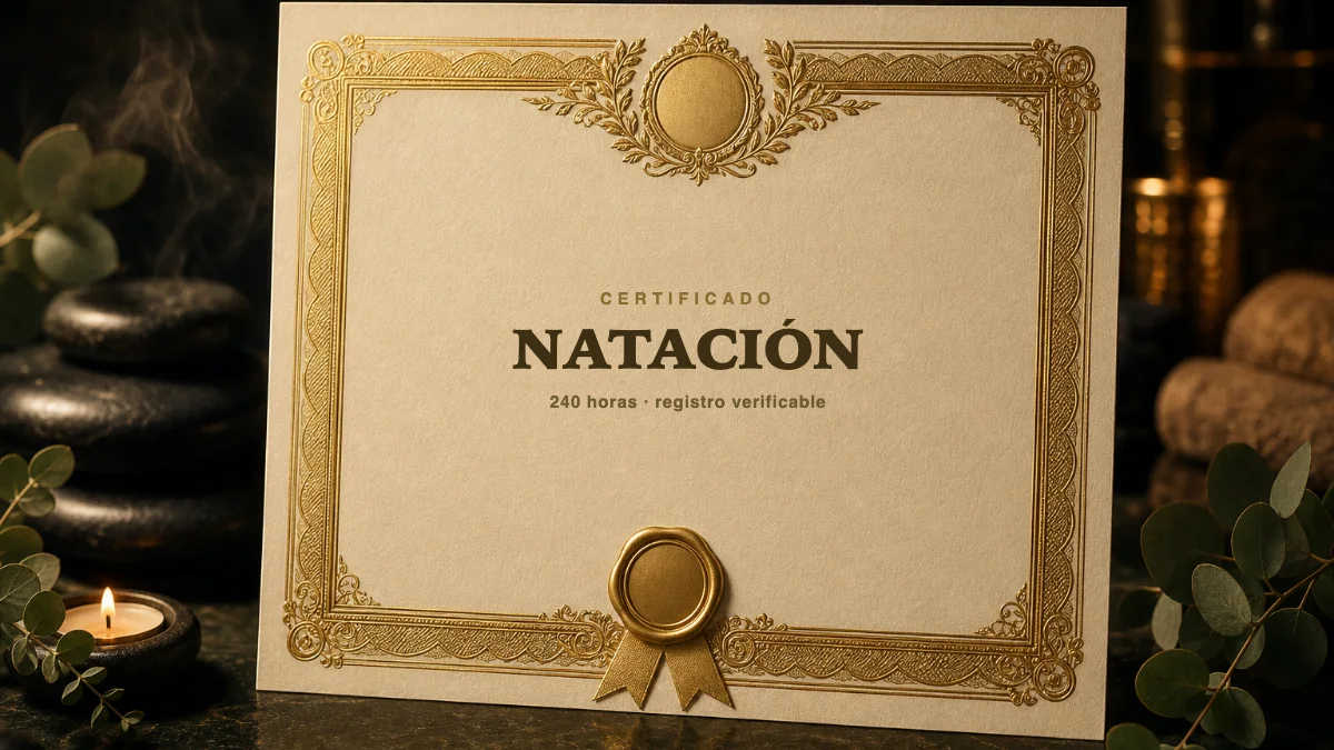 Portada del curso Natación